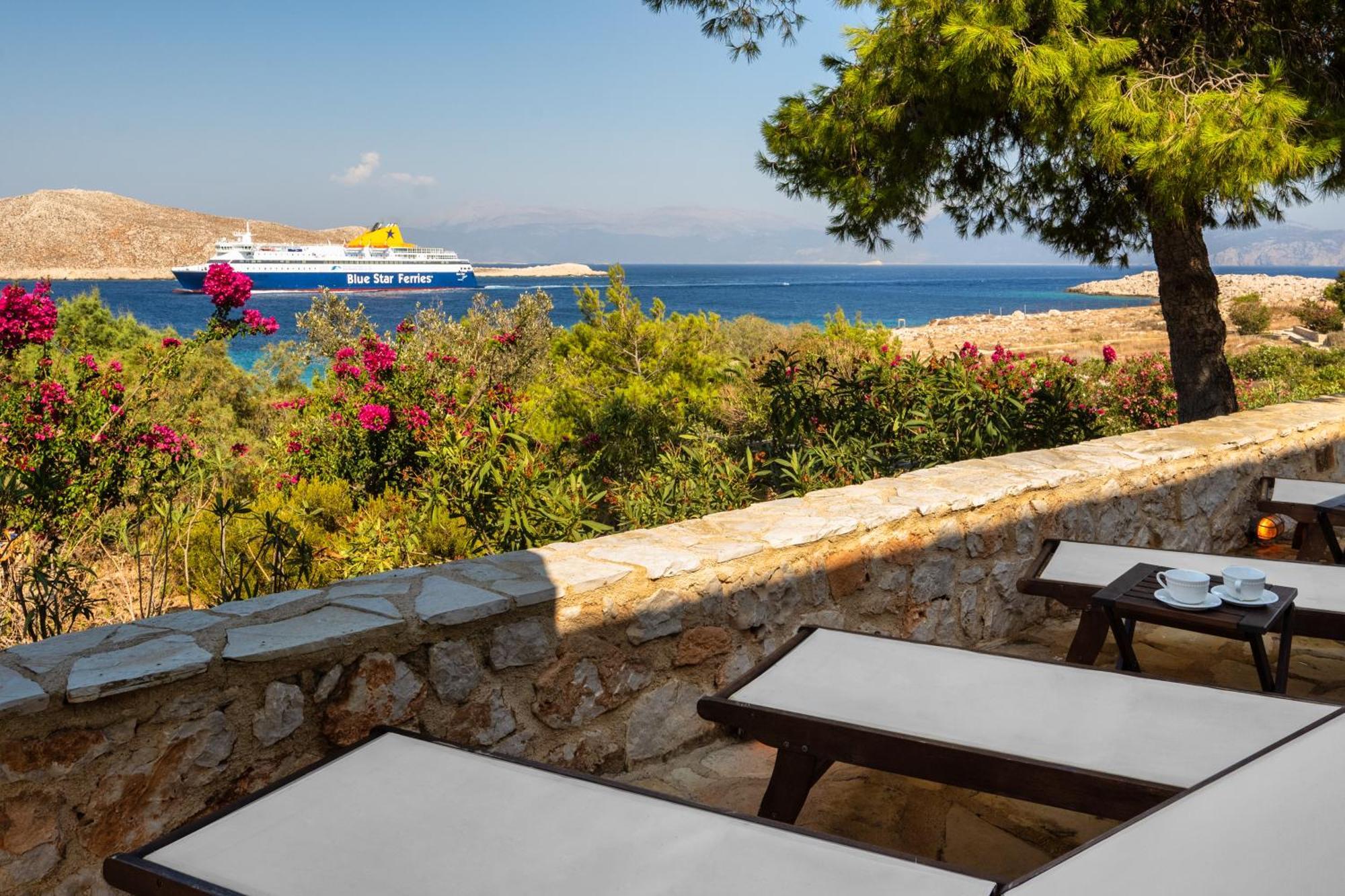 Villa Ftenagia Chalki Town Exterior foto